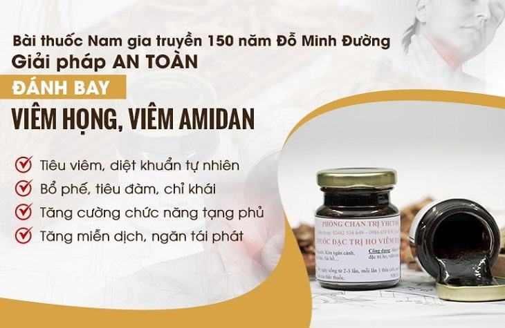 Hiệu quả chữa bệnh của bài thuốc Viêm họng Đỗ Minh 