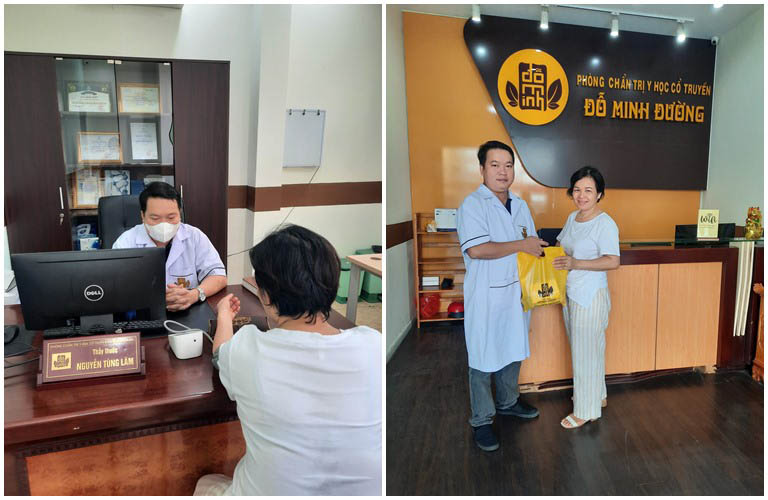 Bệnh nhân đến Nhà thuốc Đỗ Minh Đường Hồ Chí Minh khám viêm họng